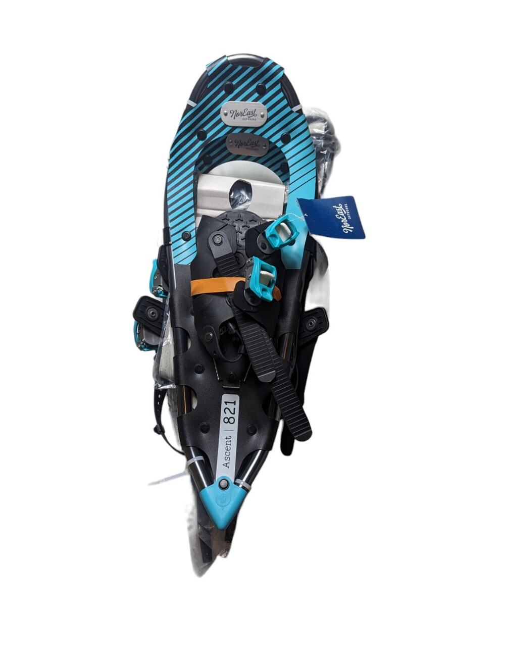 New Accent 821 Recreational Snowshoe/Trekking Kit W/ Poles & Carrying Bag Aqua